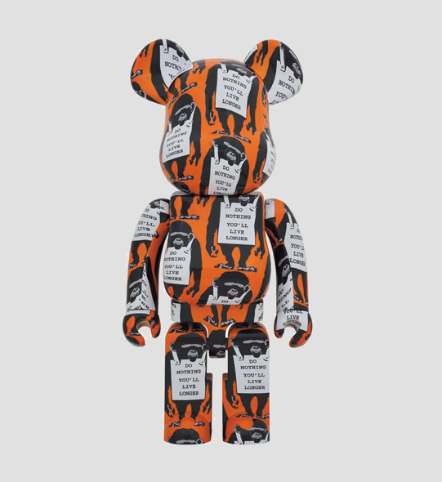 BE@RBRICK MONKEY SIGN 1000％