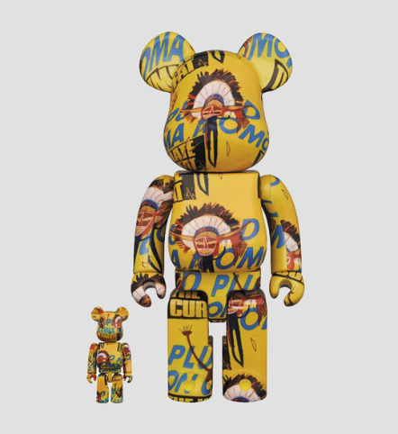 BE@RBRICK ANDY WARHOL × JEAN-MICHEL BASQUIAT #3 100% & 400%