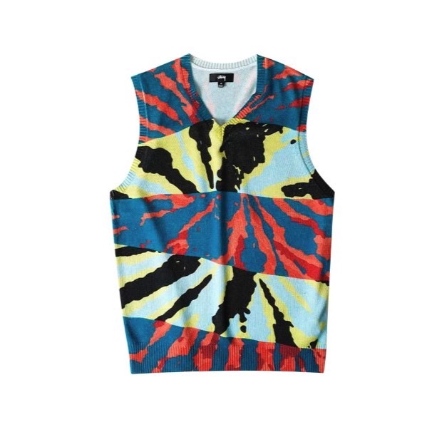 STÜSSY PRINTED SWEATER VEST