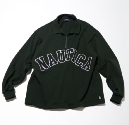 ARCHLOGO HALF ZIP L/S TEE