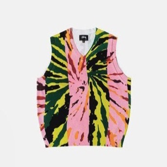STÜSSY PRINTED SWEATER VEST