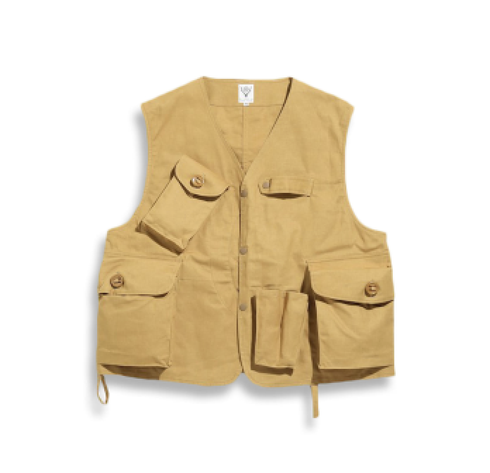 TENKARA VEST - OXFORD / PARAFFIN COATING