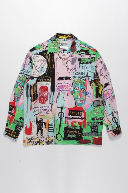 JEAN-MICHEL BASQUIAT / HAWAIIAN SHIRT L/S ( TYPE-3 )
