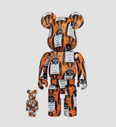 BE@RBRICK MONKEY SIGN 100％ & 400%