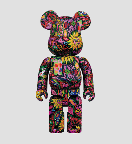BE@RBRICK PSYCHEDELIC PAISLEY 1000%