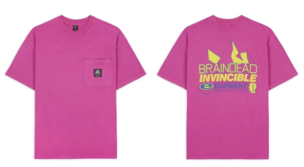 BRAIN DEAD X INVINCIBLE EQUIPMENT T-SHIRT
