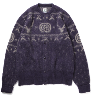 SOUTH2 WEST8 LOOSE FIT CREW NECK CARDIGAN