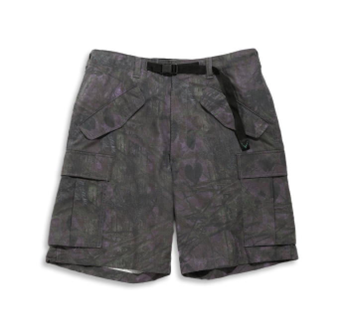 BELTED BDU SHORT - COTTON RIPSTOP / S2W8 CAMO