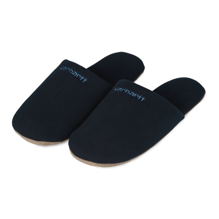 Script Embroidery Slippers