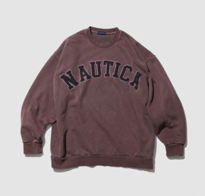 PIGMENT SWEAT CREW NECKARCH LOGO TYPE