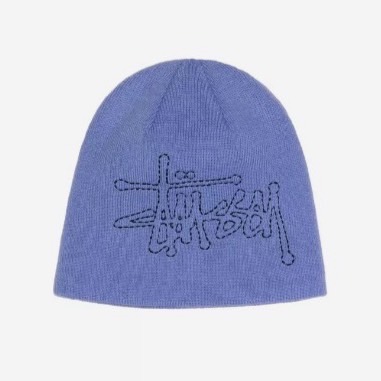 STÜSSY STITCH BASIC LOGO SKULLCAP