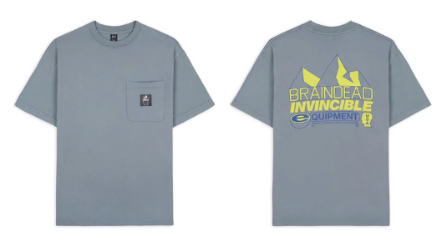 BRAIN DEAD X INVINCIBLE EQUIPMENT T-SHIRT